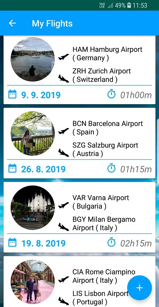My Flight Diary screenshot